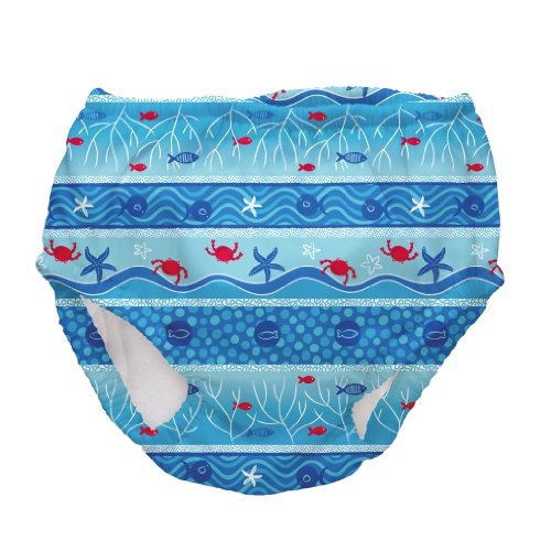 Iplay Boys Mixed Color Ultimate Swim Diaper - This Is for 1 Diaper - Size 4T