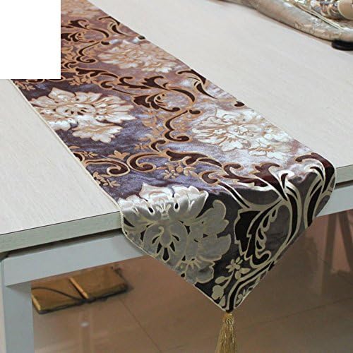 Flags of European-style dining table/Coffee table table runner/TV cabinet padded cover towel/Flag of modern Western-style food-C 34x180cm(13x71inch)