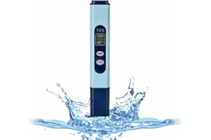 LVYXON Testeur numérique de salinité pour Eau salée, TDS-2 étanche IP65, testeur numérique de température PPM pour Piscine d'eau salée et étang à Poissons Koi