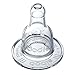 Dodie 6555207 Narrow Neck Bottle Teats for Thick Liquids 2-Pack 6 Months Plus Transparent