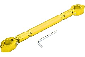 EQULUP Barra De Equilibrio De Motocicleta, 31,5cm-36cm Ajustable Aleación De Aluminio Manillar De Equilibrio De Motocicleta Barra Transversal Accesorios De Moto LED soporte Para Manillar Con 22mm De Diámetro