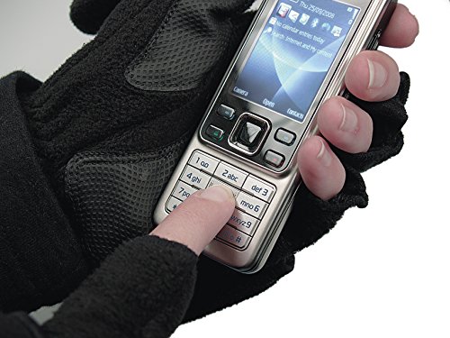 Kaiser Fotohandschuhe schwarz Größe M - 5