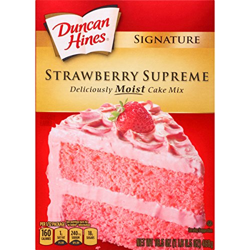 Duncan Hines - Strawberry cake mix 517 g
