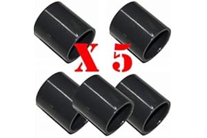 PISCINEO Lot de 5 Manchons à Coller PVC Pression diam. 63