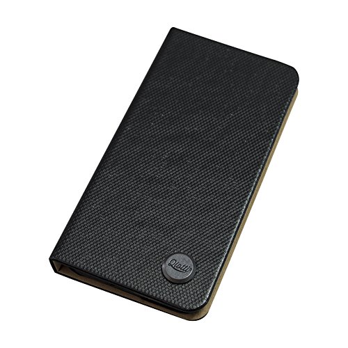 QIOTTI QX-B-0910-53-IP6 Funda con Tapa para Apple iPhone 6 - Plata Negro