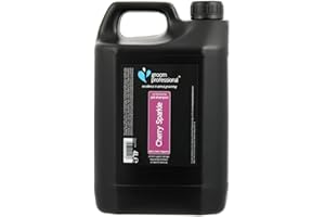 GROOM PROFESSIONAL Cherry Sparkle Dog Shampoo - Deep Cleansing & Repairing Pet Grooming Shampoo for Smelly Dogs & Puppies - Soothing Relief for Itchy Skin - Cherry Extracts for Shine & Condition, 4L