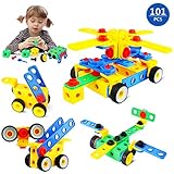 mega bloks first builders wagon 【Regalo de color brillante perfecto para niños】 Los juegos educativos de juguetes son fáciles de limpiar y tienen un compartimiento de almacenamiento resistente y fácil de limpiar, que se puede lavar con solo un enjuague de agua tibia para mantener alejados los gérmenes. ¡Estos juguetes están empaquetados en una caja de almacenamiento transparente que permite que los colores brillantes se vean y aumenten la alegría que se experimenta al abrir! Un regalo perfecto para los cumpleaños de los niños,
