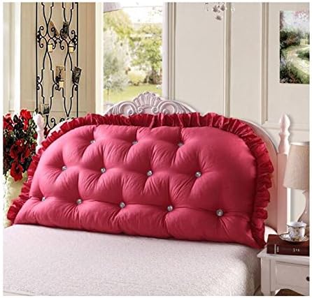 Whole Cotton Bedside Cushion ( Color : Red )