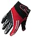 Price comparison product image Qtech CHILDRENS Motorcycle Motorbike Riding MX GLOVES for Kids Trials Motocross Cycling with Short Cuff Protected - RED XXXS