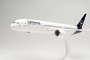 Herpa 613453 Lufthansa Boeing 787-9 Dreamliner - D-ABPA Berlino, modello aereo modellismo, modelli in miniatura, da collezione, multicolore