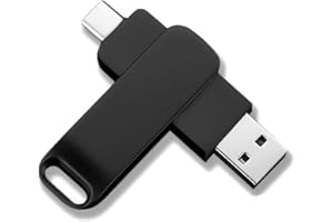 VINMOOOG Pendrive USB Memoria USB 128GB,Pen Drive Pendrive USB C Ultra Flair Flash Drive Pen Drive 128G Cuerpo Metálico,Pendrive Tipo C Memoria 2 en 1 para PC/Laptop/Computadora,Teléfono Móvil con USB-C