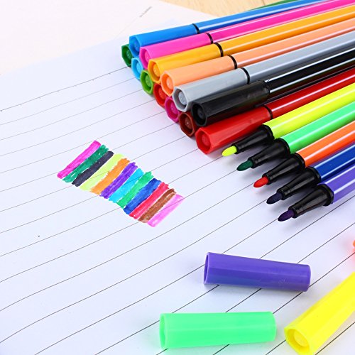Waschbar Aquarell Stifte Farbig Bleistift Set Marker Malerei Zeichnung Kunst Zubehör Für Kinder Erwachsene Malbuch Zeichnung Skizzieren ( Farbe : 18 Colors ) - 9