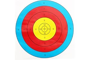 CENPEK 30 piezas de papel de destino al aire libre tiro con arco para competición de dardos de papel de tiro con arco