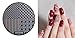 Nail Art DIY Stamping Image Metal Plate Stamp & Scrape Tool Square irregular pattern - FashionLife