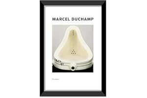 LABORATORIO 102 Quadro Marcel Duchamp Fontana (20x30 cm) Arte Contemporanea - Stampa Fotografica da Parete con Cornice inclusa - Poster Moderno Pronto da Appendere