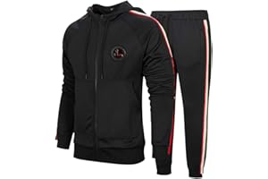 AOTORR Mens Tracksuit Set Hoodie Top Jogging Bottoms Casual Full Zip Joggers Sports Sweatsuit with Pockets