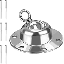 Ancoraggio Per Cani Girevole 360° | Con Bulloni E Corda | Per Esterno - Foto 3