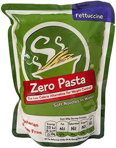 Zero Pasta - Fettucine (Konjac Pasta from Zero Noodles) 200g (Pack of 3)