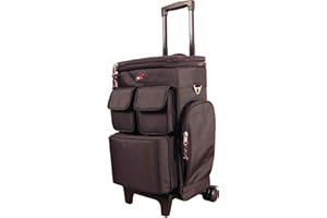 Gator Cases GK-LT25W Lightweight Rolling Backpack Case for 25 Note Micro-Controllers and Laptop