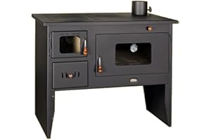 EEK A Küchenofen Holzherd PRITY 2P50 mit XL-Backofen