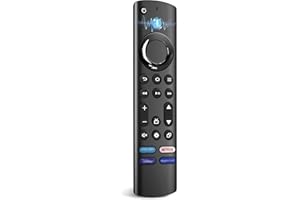 QUEVATI Voice Remote Control Replacement,Fit For AMZ Smart TVs (Lite & Gen 2 & Gen 3 & 4K), Applicable to Smart TVs Cube Gen 2 & Gen 3,Suitable for Smart TV 4K &Lite S-tick