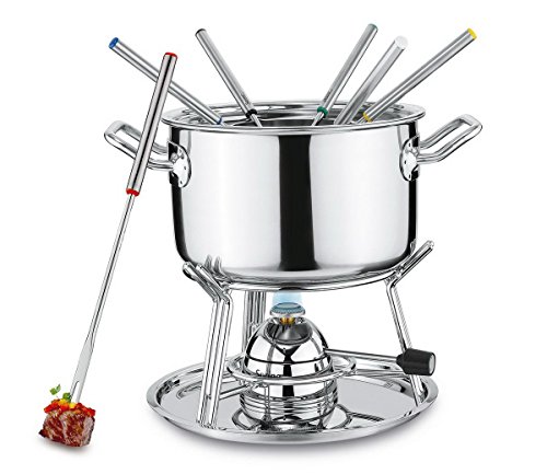 Preisvergleich Produktbild Spring Brigade Premium Fondue-Garnitur mit Gasbrenner 18 cm