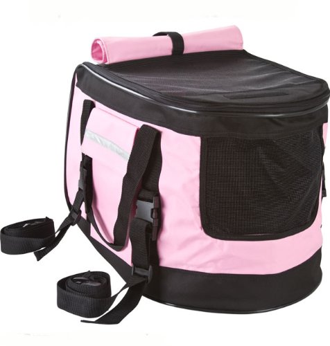 PET-STROLLER-PUSHCHAIR-FOR-PETS-IN-PINK-COLOUR-all-in-one-pet-stroller-pet-carrier-dog-car-seat