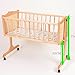 Swinging Crib / Cradle BambinoWorld with mattress and canopy