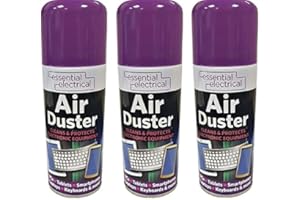 3 X 200ML COMPRESSED AIR CAN DUSTER SPRAY CAN CLEANER CLEAN & PROTECTS LAPTOP KEYBOARD ELECTRONICS - Swan household ®