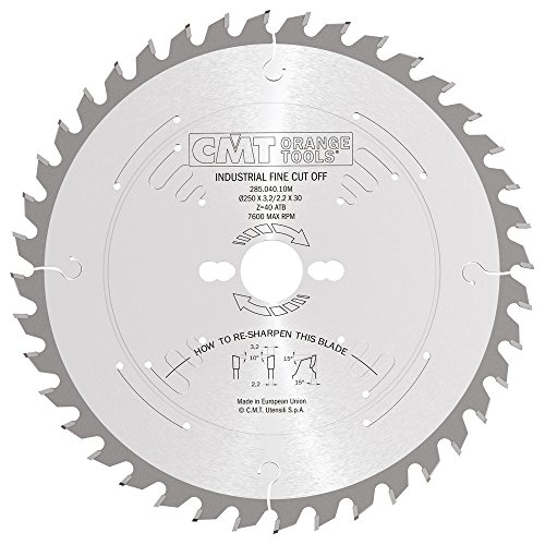 CMT Orange Tools 285.040.10M - Sierra circular 250x3.2x30 z 40 atb 10 grados silenciosa