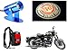 Auto Pearl Premium Quality Bike 3D LED Shadow Laser Light Royal Enfield Logo Set of 1 pcs. With Switch For - Royal Enfield Classic 500 RS.399.00