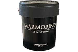 M.SERVICE "Stucco Marmorino 2020 24 Kg - Giorgio Graesan - Stucco a Base di Calce, Polvere di Marmo e Manualit� Artigianale - Stucco Preparativo Effetto Marmo"