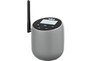 1Mii DS70 Transmetteur Bluetooth 5.2 pour TV vers 2 Casques sans Fil, aptX Adaptive/Faible Latence/HD, Émetteur Adaptateur Audio Bluetooth pour TV, Connexion Facile avec Écran LCD, AUX Optique RCA