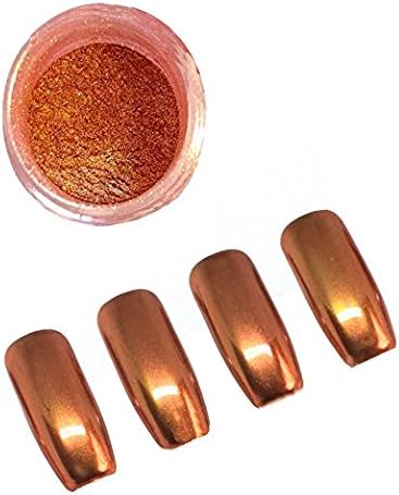 Sindy 1g Rose Gold Mirror Powder Manicure Nail Art Glitter Chrome Pigment