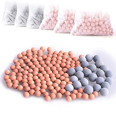AUSTOR 6 paquets pierres minérales bioactives replacement boules minérales pour Pomme de douche