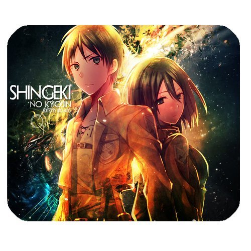 Office Mouse Pad,220mm*180mm*3mm Customized Standard Non-slip Rectangle Mouse Pad Attack On Titan,Mauspad