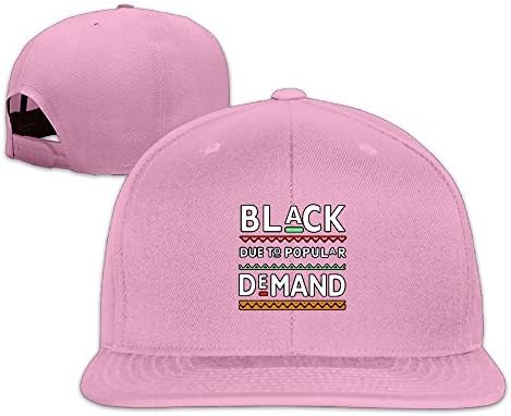 NCUJE Black by Popular Demand Popular Design Unisex Adjustable Flat Along Caps Outdoor Sports Baseball Hats Pink