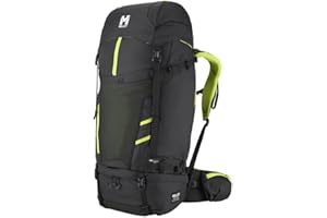 Millet Sac À Dos Randonnée GRAVIC 50+10L Noir Vert Confort Ergonomique