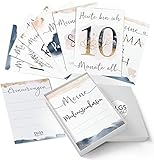 ✔ Für jeden einzelnen Meilenstein des Babys hat man somit die passende Karte zur Hand, um diesen besonderen Moment mit der Kamera oder dem Handy festzuhalten und mit seinen Freunden und der Familie zu teilen. Aber auch für das eigene Fotoalbum der die Erinnerungskiste des Babys, sind diese Meilensteinkarten eine gute Ergänzung.