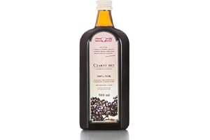 Saften från Black Elderberry 100% 500 ml Polska Roża