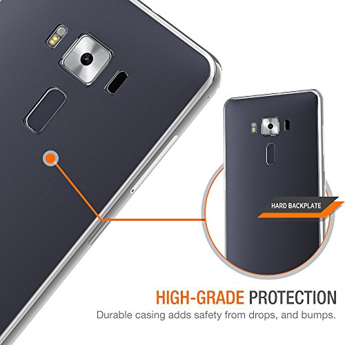 Asus Zenfone 3 Deluxe ZS570KL 5 7   Funda  iVoler TPU Silicona Case Cover Dura Parachoques Carcasa Funda Bumper para Asus Zenfone 3 Deluxe ZS570KL 5 7     Ultra-delgado   Shock-Absorci  n   Anti-Ara  azos   Transparente - Garant  a Incondicional de 18 Meses