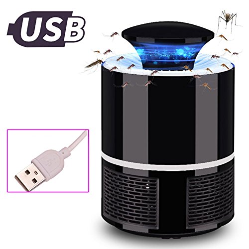 Preisvergleich Produktbild Ysmart Moskito killer, 6 Lampen elektronische Moskito Mörder Fliegen Falle inhalierte USB Ladegerät Nicht-chemische LED Licht Fly Bug Falle Lampe