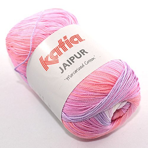 Katia Jaipur 202 rosa alba print 50g Wolle