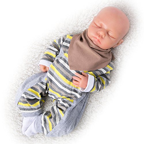 IVITA 18'' 7lbs Reborn Silicone Baby Doll Lovely Lifelike Cute Baby Sleeping Girl
