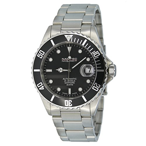 Nautec No Limit Herren-Armbanduhr XL Masterpiece Collection Coral Reef Analog Automatik Edelstahl C1