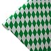 Produktbild 50m x 1,00m JUNOPAX® Papiertischdecke Raute weiß-grün | nass- und wischfest
