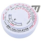 66fit Body Mass Index Tape Measure - BMI Waist Weight Health Measurement