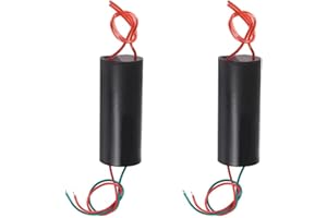 AEDIKO Generador de alto voltaje de 2 piezas DC 3v-6v a 400kV 400000V Boost Módulo de potencia de aumento Generador de alto voltaje Transformador de alto voltaje (400KV-2pcs)