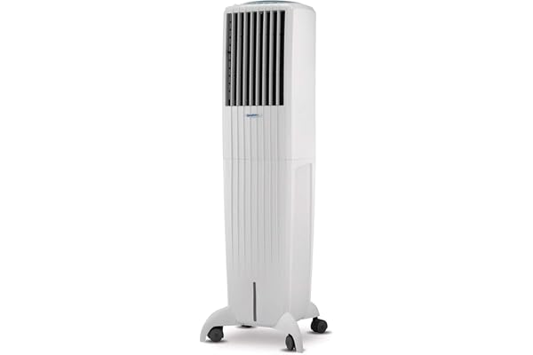 SYMPHONY DIET35I - Rafraichisseur d' Air - 170 watts - 3 vitesses - Réservoir de 35 L - Débit d'air : 1750 m3/h - Télécommande - 4 roulettes - Blanc
