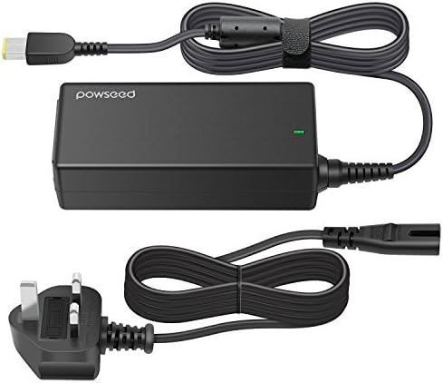 Powseed 65W AC Adapter Power Supply Charger Adaptor for Laptop Lenovo IdeaPad Yoga 11 11s Thinkpad X1 Lenovo Z50 G40 G50 B50, Flex 2 3 ZE28 PA-1650-72 ADLX45NDC3A 20V 3.25A